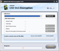 GiliSoft USB Stick Encryption screenshot